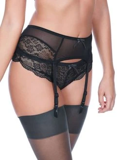 Freya Fancies Suspender Belt - Black
