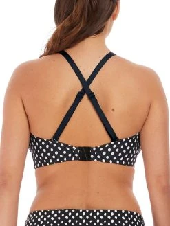 FANTASIE Santa Monica Bandeau Bikini Top - Black/White -MARIE JO Shop 6723 20back 6c9178c3 c227 401b 972a f75a2067f126