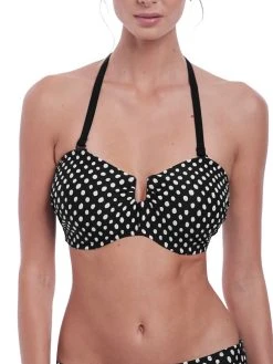 FANTASIE Santa Monica Bandeau Bikini Top - Black/White -MARIE JO Shop 6723 20halter a7187e67 4c60 43ae 9824 9fc71ba77ba4