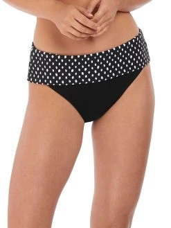 FANTASIE Santa Monica Classic Fold Bikini Brief - Black/White -MARIE JO Shop 6726 20front a21deada f4fd 4da1 8485 6ac0fe7b0c85