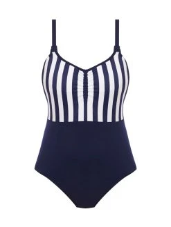 FANTASIE Cote D Azur Scoop Neck Swimsuit - Ink -MARIE JO Shop 6749 ink 20front 20no 20model