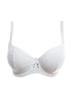 FREYA Sundance Sweetheart Bikini Top - White -MARIE JO Shop BraForMe AS3970 WHE Freya Swim Sundance White Sweetheart Padded Bikini Top P