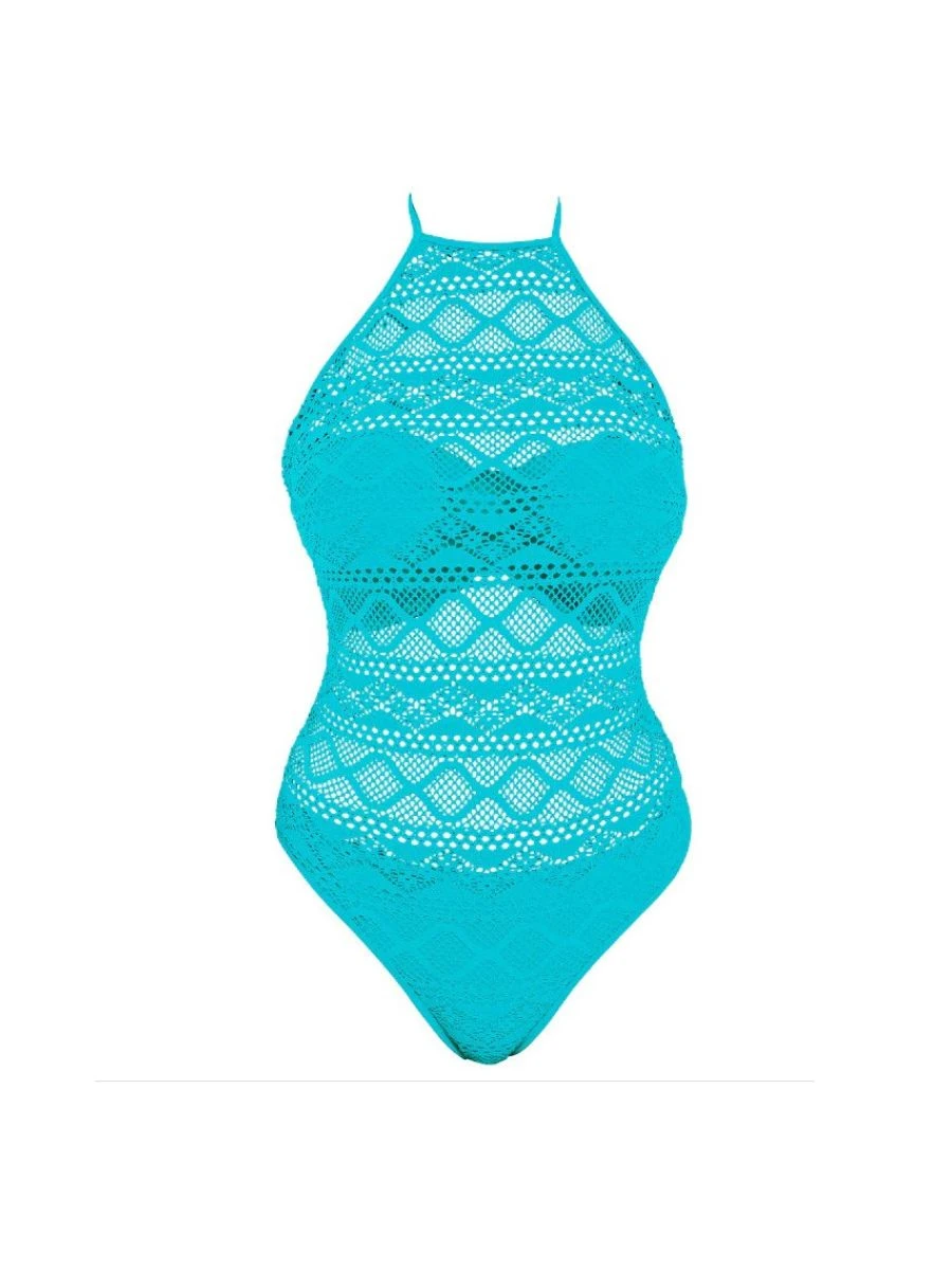FREYA Sundance High Neck Swimsuit - Deep Ocean 6 FREYA Sundance High Neck Swimsuit - Deep Ocean - Image 4