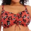 ELOMI Kotiya Crop Bikini Top - Terracotta -MARIE JO Shop BraForMe Kotiya 800906 TEA Front