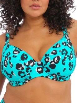 ELOMI Kotiya Plunge Bikini Top - Lagoon