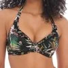 FREYA Tahiti Nights Halter Bikini Top - Black