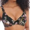 FREYA Tahiti Nights High Apex Bikini Top - Black