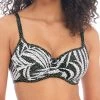 FREYA Gemini Palm Sweetheart Bikini Top - Monochrome