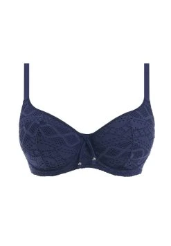 FREYA Sundance Sweetheart Bikini Top - Denim -MARIE JO Shop braforme as3970 den freya swim sundance denim underwired sweetheart bikini top p