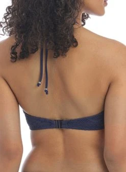 FREYA Sundance Halterneck Bikini Top - Denim -MARIE JO Shop braforme as3971 den freya swim sundance denim underwired halter bikini top b