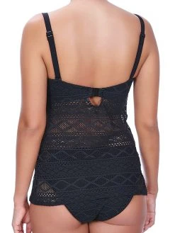 FREYA Sundance Tankini Top - Black -MARIE JO Shop braforme as3972 blk freya swim sundance black underwired tankini top b