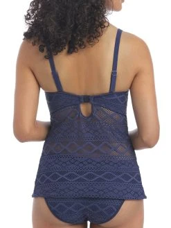 FREYA Sundance Tankini Top - Denim -MARIE JO Shop braforme as3972 den freya swim sundance denim underwired tankini top b