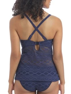 FREYA Sundance Tankini Top - Denim -MARIE JO Shop braforme as3972 den freya swim sundance denim underwired tankini top b1