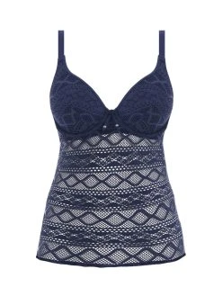 FREYA Sundance Tankini Top - Denim -MARIE JO Shop braforme as3972 den freya swim sundance denim underwired tankini top p