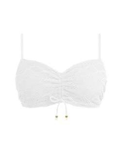 FREYA Sundance Bralette Bikini Top - White -MARIE JO Shop braforme as4000 whe freya swim sundance white bralette bikini top p