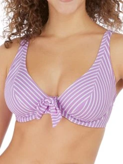 FREYA Beach Hut High Apex Bikini Top - Cassis