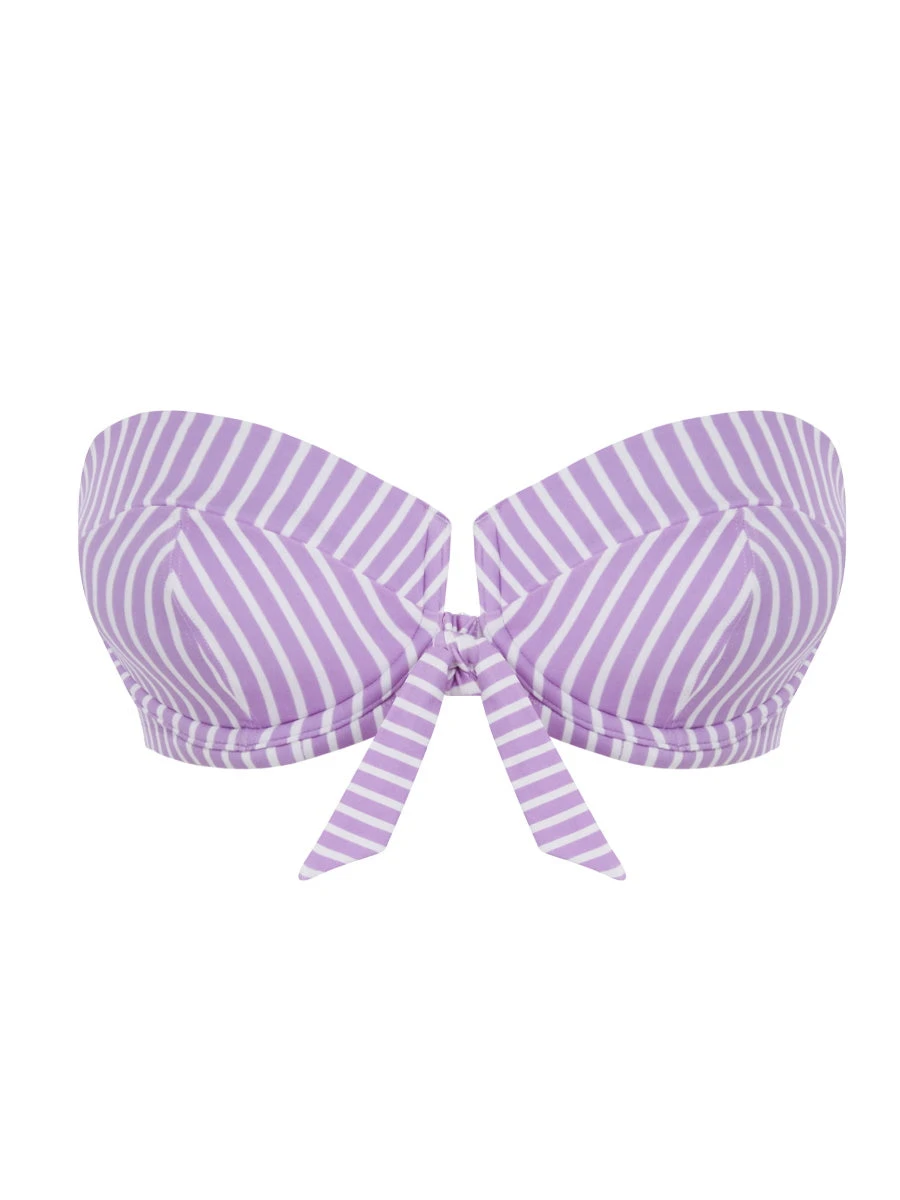 FREYA Beach Hut Bandeau Bikini Top - Cassis 9 FREYA Beach Hut Bandeau Bikini Top - Cassis - Image 7