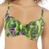 FREYA Jungle Oasis Sweetheart Bikini Top - Cassis -MARIE JO Shop braforme as6845 cas back freya swim jungle oasis cassis underwired sweetheart bikini top f