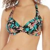 FREYA Wild Daisy Halter Bikini Top - Multicoloured -MARIE JO Shop braforme as7031 mui primary freya swim wild daisy multi underwired halter bikini top f1