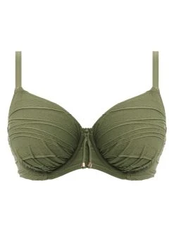 FANTASIE Beach Waves Full Cup Bikini Top - Olive -MARIE JO Shop braforme bikini 20top fantasie beach 20waves 502201 ole plain