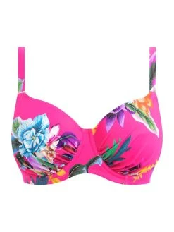 FANTASIE Halkidiki Gathered Full Cup Bikini Top - Orchid -MARIE JO Shop braforme bikini 20top fantasie halkidiki 501901 ord plain