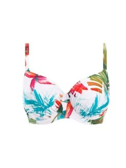 FANTASIE Kiawah Island Gathered Full Cup Bikini Top - Aquamarine -MARIE JO Shop braforme bikini 20top fantasie kiawah 20island 501201 aqe plain