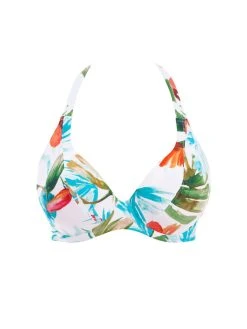 FANTASIE Kiawah Island Halter Bikini Top - Aquamarine -MARIE JO Shop braforme bikini 20top fantasie kiawah 20island 501204 aqe plain