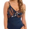 FANTASIE Lake Orta Twist Front Swimsuit - French Navy -MARIE JO Shop braforme dantasie lake 20orta fry 503331 front