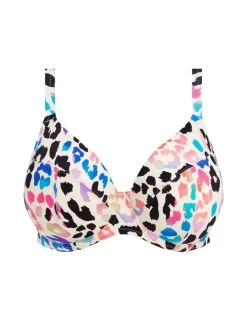 ELOMI Party Bay Plunge Bikini Top - Multi -MARIE JO Shop braforme elomi party 20bay 801402 mui plain