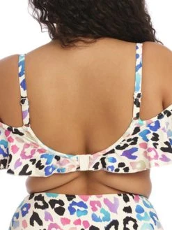 ELOMI Party Bay Ruffle Bikini Top - Multi -MARIE JO Shop braforme elomi party 20bay 801406 mui back