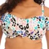ELOMI Party Bay Ruffle Bikini Top - Multi 2 ELOMI Party Bay Ruffle Bikini Top - Multi -MARIE JO Shop braforme elomi party 20bay 801406 mui front
