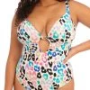 ELOMI Party Bay Plunge Swimsuit - Multi