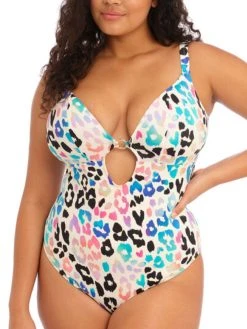 ELOMI Party Bay Plunge Swimsuit - Multi