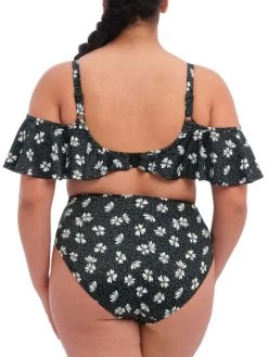 ELOMI Plain Sailing Bikini Top - Black Daisy -MARIE JO Shop braforme elomi plain 20sailing 7273 bdy back