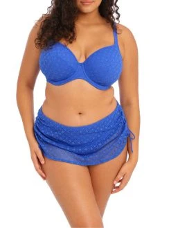 ELOMI Bazaruto Adjustable Skirted Bikini Brief -MARIE JO Shop braforme elomi swimwear bazaruto bikini brief es800683 sar sapphire full