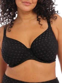 ELOMI Bazaruto Plunge Bikini Top - Black