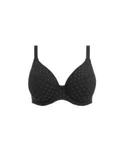 ELOMI Bazaruto Plunge Bikini Top - Black -MARIE JO Shop braforme elomi swimwear bazaruto bikini top es800602 blk black p