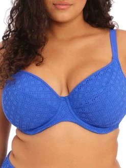 ELOMI Bazaruto Plunge Bikini Top - Sapphire