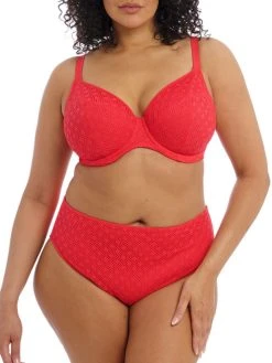 ELOMI Bazaruto Plunge Bikini Top - Sunset -MARIE JO Shop braforme elomi swimwear bazaruto bikini top es800602 sut sunset full