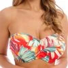 FANTASIE Bamboo Grove Twist Bandeau Bikini Top - Hot Chilli