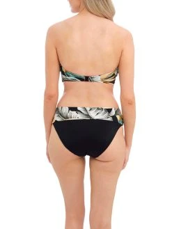 FANTASIE Bamboo Grove Twist Bandeau Bikini Top - Jet 12 FANTASIE Bamboo Grove Twist Bandeau Bikini Top - Jet -MARIE JO Shop braforme fantasie 501609 jet b2