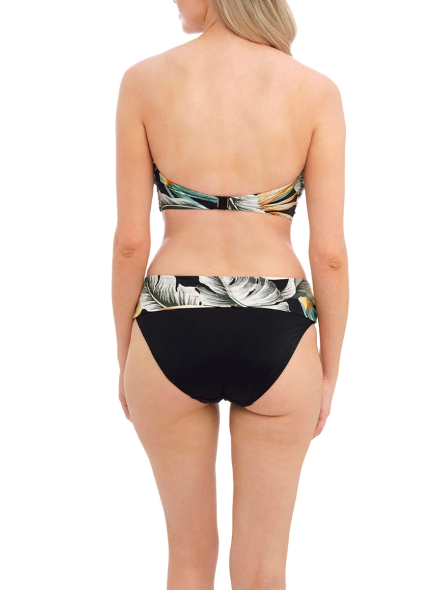 FANTASIE Bamboo Grove Twist Bandeau Bikini Top - Jet 7 FANTASIE Bamboo Grove Twist Bandeau Bikini Top - Jet - Image 5