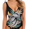 FANTASIE Bamboo Grove Plunge Swimsuit - Jet