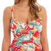 FANTASIE Bamboo Grove Twist Front Tankini - Hot Chilli -MARIE JO Shop braforme fantasie 501654 hot f