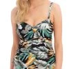 FANTASIE Bamboo Grove Twist Front Tankini - Jet -MARIE JO Shop braforme fantasie 501654 jet f