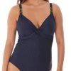 FANTASIE Long Island Deep Plunge Swimsuit - Ink -MARIE JO Shop braforme fantasie 6908 ink f