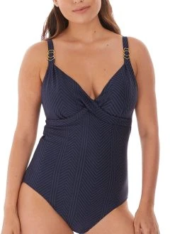 FANTASIE Long Island Deep Plunge Swimsuit - Ink