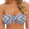 FANTASIE Sunshine Coast Twist Bandeau Bikini Top - French Navy -MARIE JO Shop braforme fantasie fs502509 f