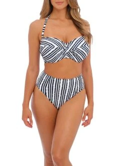 FANTASIE Sunshine Coast Twist Bandeau Bikini Top - French Navy -MARIE JO Shop braforme fantasie fs502509 fl