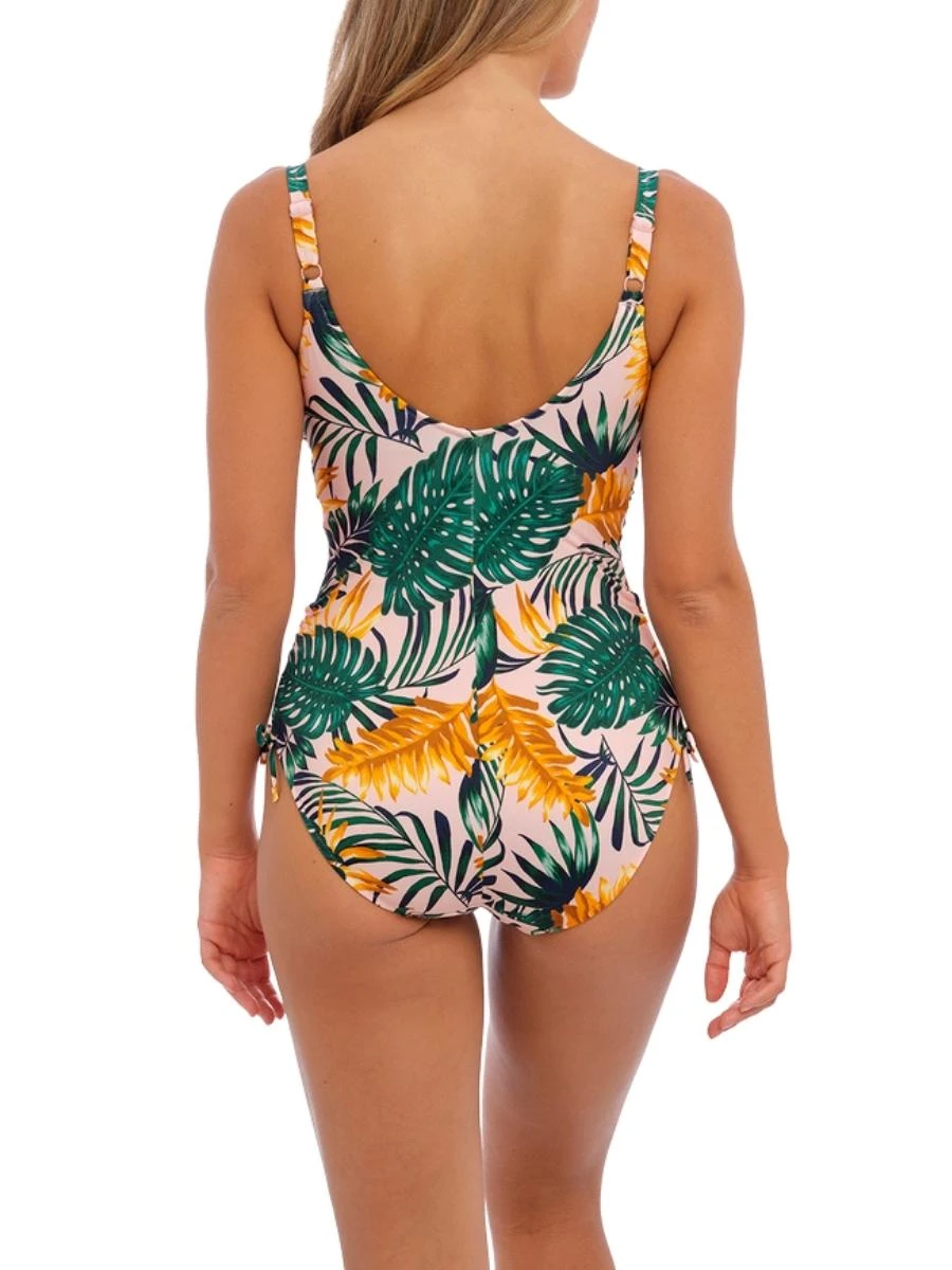 FANTASIE Jungle Falls Twist Front Swimsuit - Multi 7 FANTASIE Jungle Falls Twist Front Swimsuit - Multi - Image 5